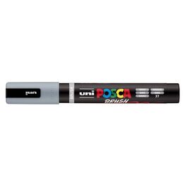 ROTULADOR POSCA PC-5BR BRUSH GRIS.