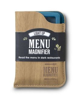 LUPA DE LECTURA CON LUZ AQUA.