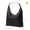 Bolso Smooth L - Negro. TOTTO.