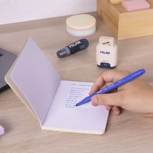 BLOCK A6 ENCOLADO. 48 hojas blancas de 95 gr/m², colección 430 since 1918, beige