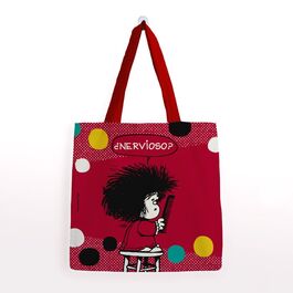 BOLSA CON ASAS. TELA. MAFALDA. PEQUEÑA.