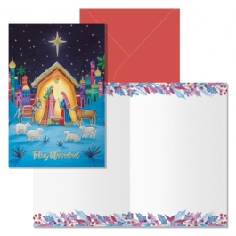 TARJETA DE FELICITACIÓN NAVIDEÑA. DOHE.