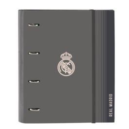 CARPETA DE ANILLAS A4+ RECAMBIO 5X5 REAL MADRID. PRODUCTO OFICIAL. SAFTA.