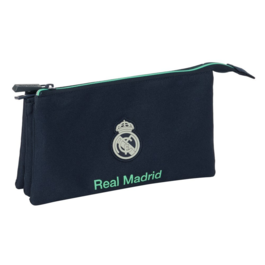 ESTUCHE TRIPE REAL MADRID. PRODUCTO OFICIAL.