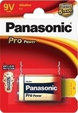PILAS PANASONIC ALKALINE LR61 B/1