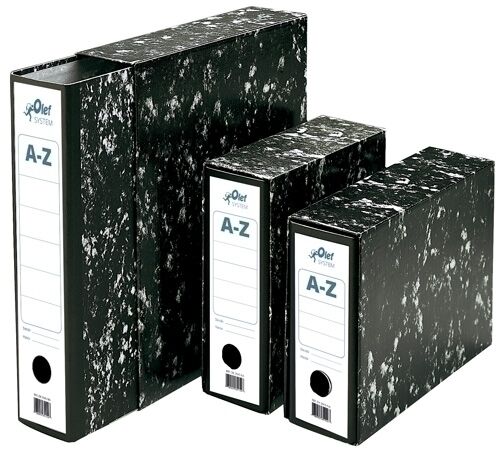 CAJA ARCHIVADOR OLEF FOLIO 82mm JASPEADO