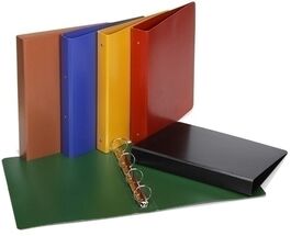 CARPETA A5 2 ANILLAS DE 25MM. CARTÓN. AZUL. CARCHIVO.