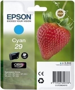 EPSON 29 CYAN ORIGINAL