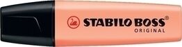 MARCADOR FLUORESCENTE STABILO BOSS 70 PASTEL. MELOCOTÓN.