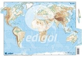 MAPA MUDO MUNDI FISICO