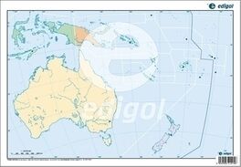 MAPA MUDO EDG.COLOR POLIT. OCEANIA