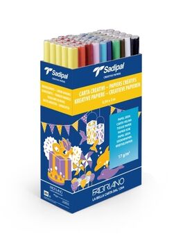 PAPEL SEDA SADIPAL. ROLLO INDIVIDUAL. COLORES SURTIDOS.