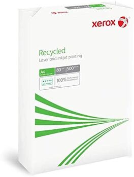 PAPEL A4 80GR RECICLADO PAQUETE 500H XEROX