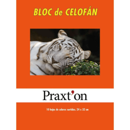 BLOCK PAPEL CELOFAN 10 HOJAS T.FOLIO PRAXTON
