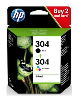 HP 304 NEGRO + COLOR PACK ORIGINAL