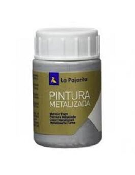 PINTURA METALIZADA LA PAJARITA. COLOR PLATA.