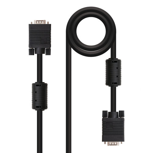 CABLE MONITOR SVGA NEGRO, 1.8m