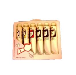 PINTURA AL ÓLEO LEAM. PAQUETE 6 TUBOS. LEAM.