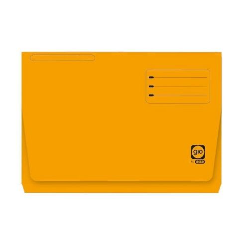 SUBCARPETA GIO POCKET 320g FOLIO AMARILLO