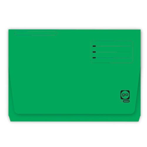 SUBCARPETA GIO POCKET 320g FOLIO VERDE