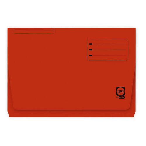 SUBCARPETA GIO POCKET 320g FOLIO ROJO