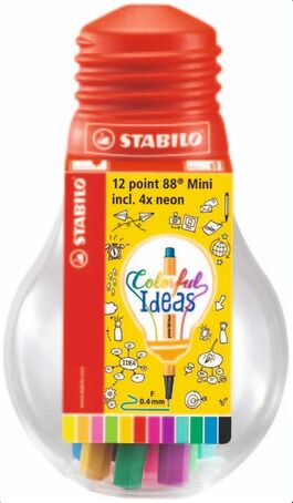 ROTULADOR STABILO POINT 88 MINI. EDICIÓN ESPECIAL COLOFUL IDEAS.