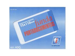 FUNDA CARNET 75X110 PVC CRISTAL IBERPLAS
