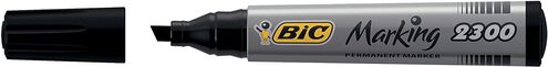 ROTULADOR BIC PERMANENTE BISELADO NEGRO ECOLUTIONS