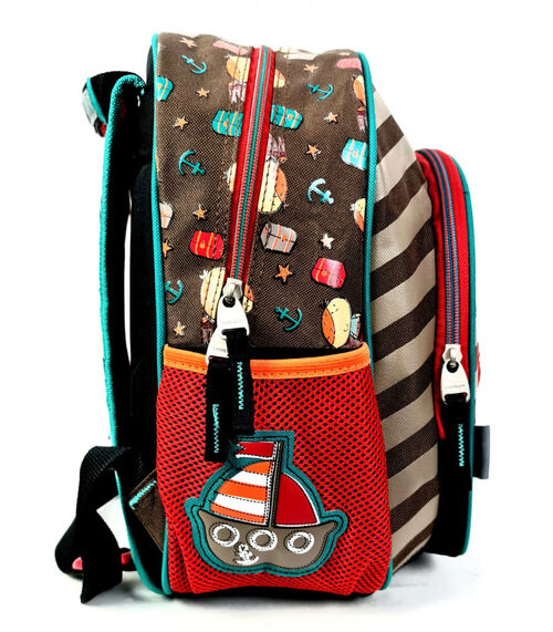 Mochila Escolar De Nailon Infantil HAPPY BOY