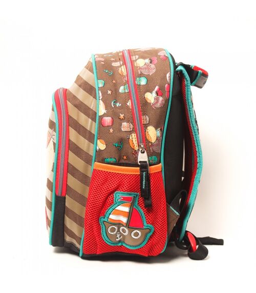 Mochila Escolar De Nailon Infantil HAPPY BOY