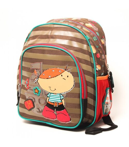 Mochila Escolar De Nailon Infantil HAPPY BOY