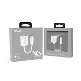 CABLE OTG DE TIPO C A USB 2.0 DE 30 CM