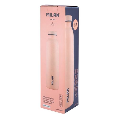 Botella isotérmica MILAN de acero inoxidable 591 ml serie 1918, rosa