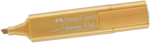 MARCADOR FLUORSCENTE FABER CASTELL ORO METALICO