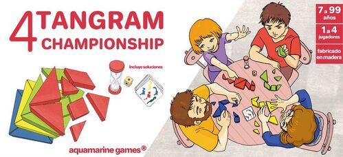 Juego de Mesa Aquamarine Games 4 Tangram Championship