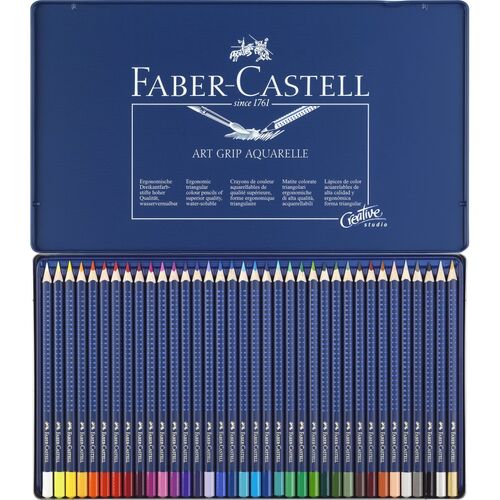 LAPICES FABER CASTELL ACUARELABLE 36 COLORES