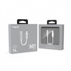 Adaptador HAVIT Type-C A Auxiliar Hembra 14 cm Compatible Toda Versión H601