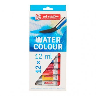 PINTURA ACUARELA TALENS 12 COLORES x 12 mL