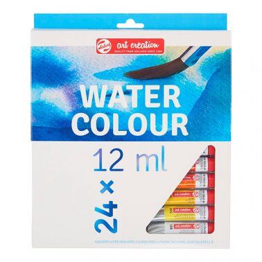 PINTURA ACUARELA TALENS 24 COLORES  x 12 ml