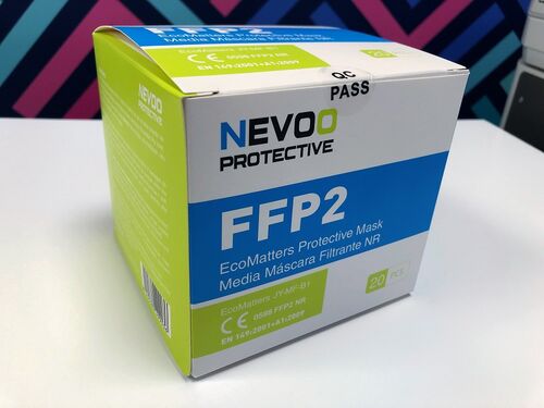 MASCARILLA FFP2 NR NEVOO. ENVASADAS INDIVIDUALMENTE. CAJAS DE 20UDS.