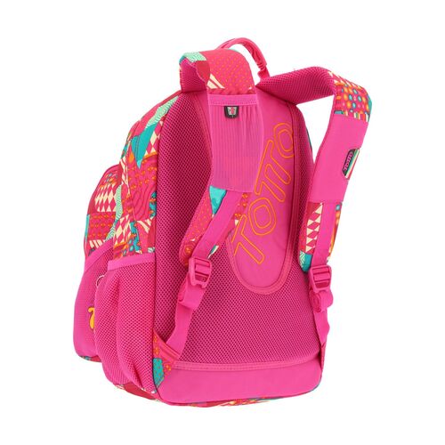 MOCHILA ESCOLAR TOTTO CARTULINA ROSA