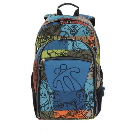 MOCHILA ESCOLAR TOTTO CARTULINA MARRÓN