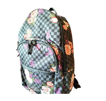 MOCHILA VANS BACKPACK MOTIVEE Casual Floral Negro Gris