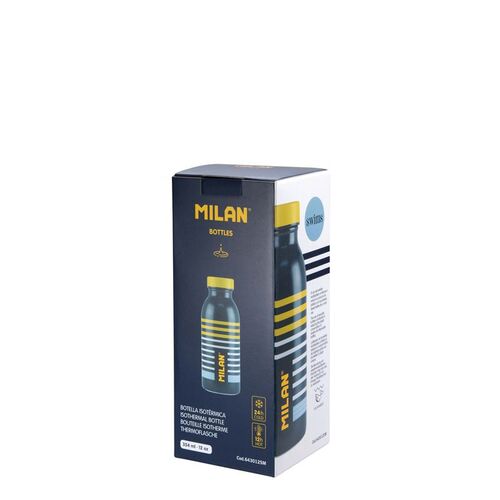 MILAN Botella isotérmica de acero inoxidable 354 ml serie especial Swims