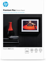 HP Papel fotogrfico semi brillante Premium Plus - 20 hojas/A4/210 x 297 mm
