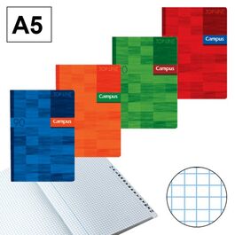 LIBRETA ENCUADERNADA ÍNDICE A-Z CAMPUS UNIVERSITY A5 96 Hojas Rayado 4 mm.