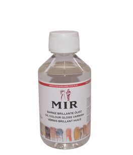 BARNIZ BRILLANTE PARA ÓLEO. 250ML. MIR.