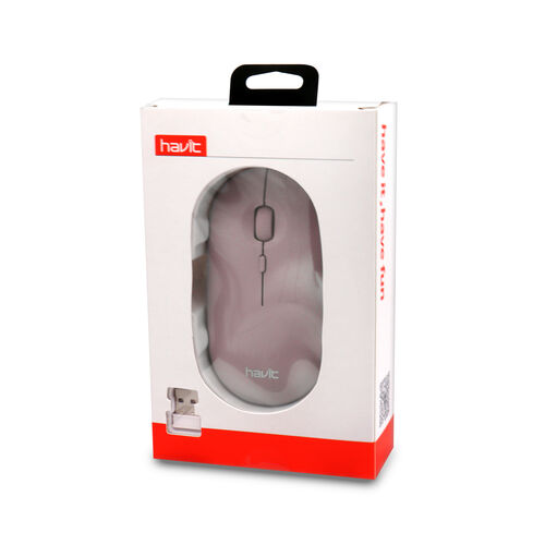 Ratón inalámbrico HAVIT 2.4 HZ MS75GT Rosa
