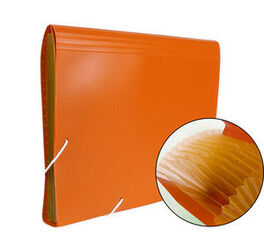 CARPETA CLASIFICADORA PRYSE FUELLE A4 13 DPTO NARANJA